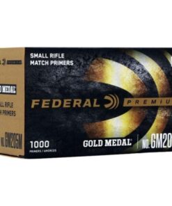 Federal Premium Gold Medal Zentralfeuerzündhütchen – Kleinkalibergewehr Match, 1000 Stück