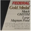 Federal Premium Gold Medal Large Pistol Magnum Match Zündhütchen #155M